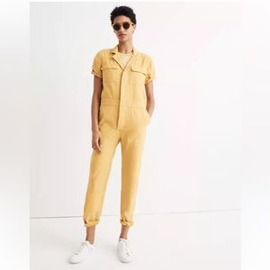 Madewell Short-Sleeve Coverall Jumpsuit, XS
